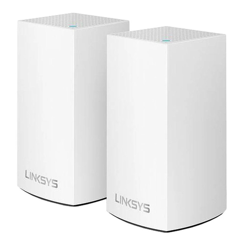 Linksys Velop Whole Home Intelligent Mesh WiFi System, Dual-Band, 2-pack - راوتر لاسلكي